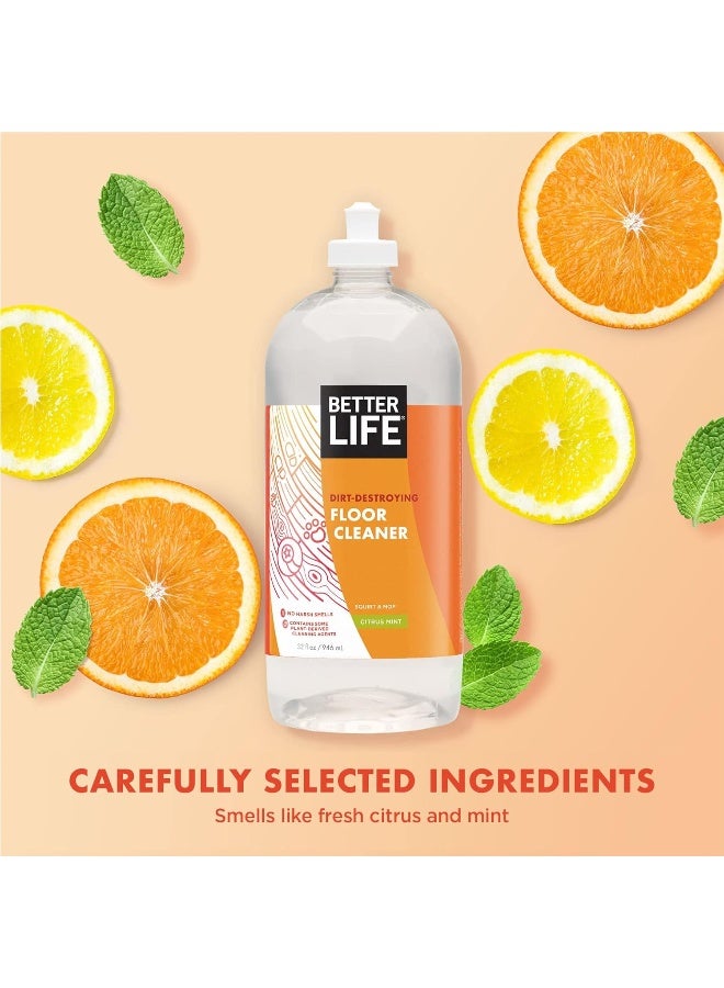 Better Life Floor Cleaner - Liquid Multipurpose Cleaner for Wood, Tile, Laminate, Vinyl, Bamboo - Hardwood Floor Cleaner for Mopping - Citrus Mint - Image 3